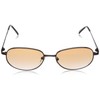 Fashion Glass 7586 Men's Sunglasses, brown half (frame brown)
