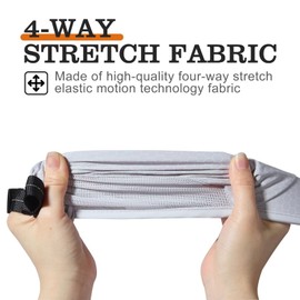 GADIEMKENSD Stretch Sports Hat Breathable Running Baseball Cap with Soft Brim Lightweight Unstructured Quick Dry Cooling Portable Sun Hats for Men and Woman Performance Workouts Outdoor Light Gray