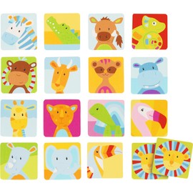 Goki 56645 Memo Safari Skill Games, Colourful