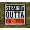 USMC novelty embroidered patch - Outta Tun Tavern - Wax