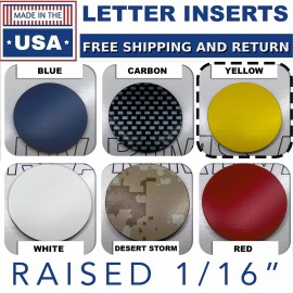 Advanced Trims Pontiac FireBird/Trans Am 1993-2002 Rear Bumper ABS Letters Inserts YELLOW