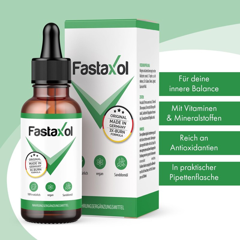 Fastaxol Oil Complex Drops with Avocado Oil, Olive Oil and