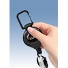 ZXZone Reel Keychain with Carabiner, Maximum Stretchable 27.6 inches (70