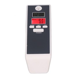 Breath Tester Digital Drunk Meter Dual LCD Display with Audio Alarm for Safety Testing