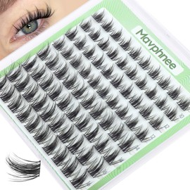 Anime Eyelash Clusters Natural Lash Clusters Fairy Lash Extension Cluster Wispy 3D Fluffy Individual Eyelashes Hair-Like Strokes Cluster Eyelash Extensions C-Curly Feathery Texture Cluster Lashes