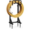 Garden Hose Holder Stand, Freestanding Heavy Duty Metal Hose Holder