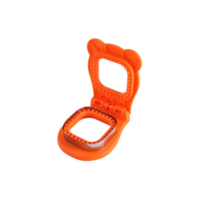 Hyoocct Bread Pastry Sandwich Cutter Sealer Maker - Orange
