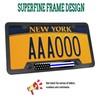 FBJTDQ Police Thin Blue Line License Plate Frame-American Flag Patriotic