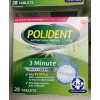 Polident Lot Of 4 Boxes 112 Tabs Denture Cleaning Tablets