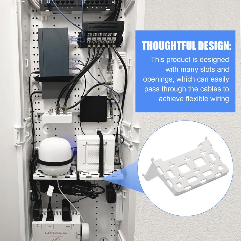 2PCS 49605-aub Structured Media Panel Accessories Enclosure Universal Shelf Mounting