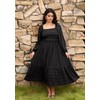 RITERA Plus Size Fall Dresses for Curvy Women Maxi Wedding