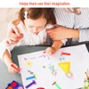 MOLIMOLI 12pcs Sponge Brush Set Foam Brush Sponge Stamp Painting