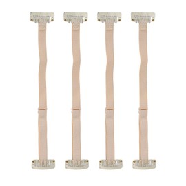 Bandas de Estiramiento Facial con Clips 4 Unids Mujeres Banda Elástica Ajustable Estiramiento de Estiramiento de Cara Correa Parche de Estiramiento de Cara para Cabello