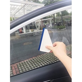 EHDIS Small Squeegee Window Tint Squeegee Silicone Squeegee Wiper Blade for Car Window Glass Mirror Cleaning Wash Cleaner Wiper - 2 PCS