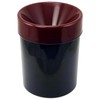 Plastic Spittoon – Cone 10 Black & Bordeaux – Capacity
