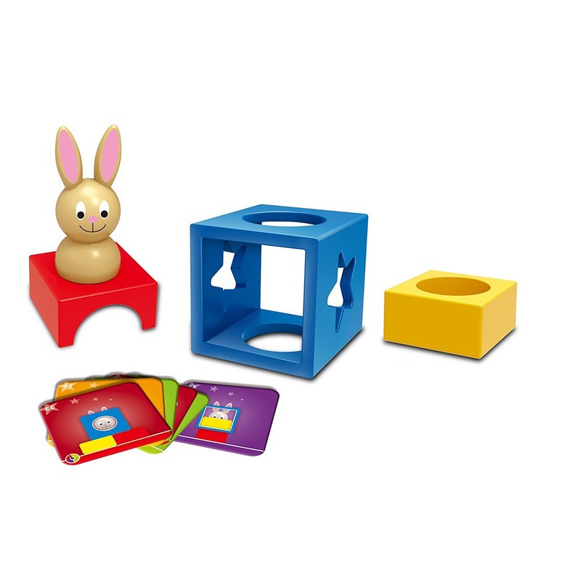 Kids Bunny Puzzle Building Toys Improve Imagination Bright Color Funny