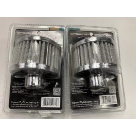 SPECTRE (2) Spectre 42879 Valve Cover Breather Vent Filters - Push In 1-1/4" Hole