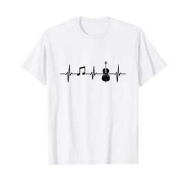 Cello Player Heartbeat Cello Musician T-Shirt