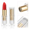 CALLARON Lipstick Tube Transparent Refill Container Plastic Rotating Lipstick Refill