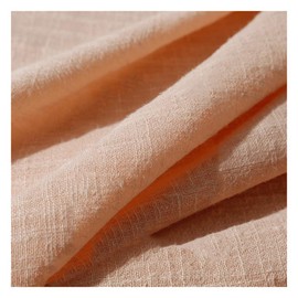 Linen Fabric Sold by the Metre Natural 100% Linen Summer Thin Soft Linen Cloth Pre-Washed Patchwork Fabric Linen Plain Cotton Linen Fabrics for Sewing Embroidery Clothing Width: 130 cm