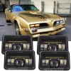 uspart- 4pcs Fit Pontiac Firebird Trans AM 1977-1981 4x6" LED