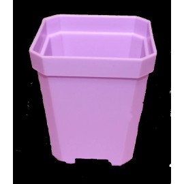 Lil Gnomies Nursery Flower Pots 3 Inch Square Thick Heavy Duty 10 pcs. - 10 pcs, Purple