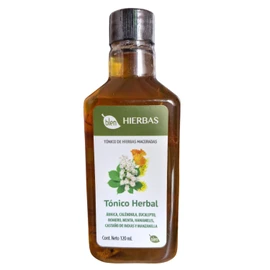 Blen | Tónico herbal corporal con aceites asenciales de áernica, caléndula, eucalipto y otros más, 120 ml