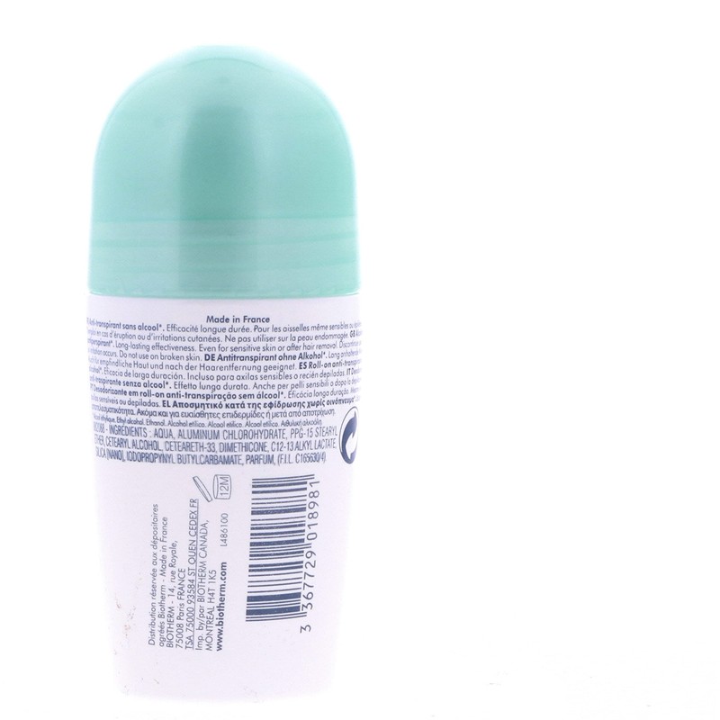 Biotherm Deo Pure Antiperspirant Roll-On 2 x 75ml