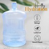 Alpine Cuisine Plastic 5 Gallon Water Bottle with Cap PVC
