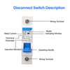 12 Pcs Isolating Switch 1P 100A Small Air Switch Shunt
