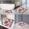Shower Mat Non Slip Anti-Mildew: 60x60 cm Square Shower Mats