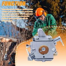 Mtanlo Carburetor MS170 for Stihl MS170 MS180 Chainsaw with Air Filter, Fuel Cap, Fuel Filter, Spark Plug, Replaces C1Q-S57 C1Q-S57A C1Q-S57A C1Q-S57B 1130 120 0603