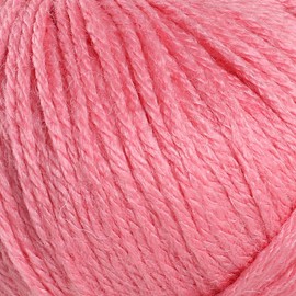 3 Pack (Ball) Gazzal Baby Wool XL Total 5.28 Oz / 328 Yrds, Each Ball 1.76 Oz (50g) / 109 Yrds (100m) Super Soft, Medium-Worsted Yarn, 40% Lana Merino 20% Cashmere Type Polyamide, Pink - 828