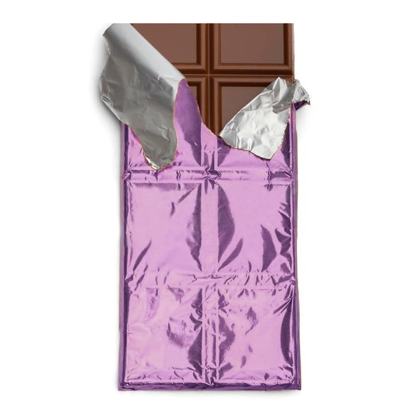 Candy Bar Foil Wrappers | Pack of 500 Foil SHEETS | 6 x 7.5" In. | Aluminum Foil Wrapper’s for Chocolate, Caramel, Sweets ($4.96/Per 100 Sheets) (Lavender)