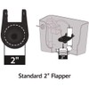 Korky 54bp Premium Flapper Tank Ball, 1.5", Black, No Color