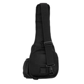 Sling Bag for Men - Lightweight & Compact EDC Gear Bag for Travel, Range, Hiking, Outdoor Sports - Weatherproof and Durable Nylon Crossbody Range Bag Day Pack - Black CCW Sling Bag