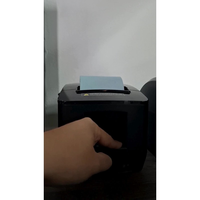 20 Rollos Papel Térmico 80x70 Color Azul Impresora 80mm Color