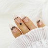 Tattoo style handmade nail tips - Square S / 타투