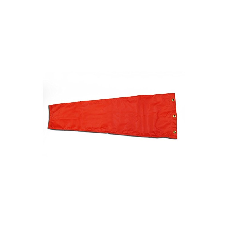Airport Windsock Corporation 8" X 36" Orange Windsock and 8"