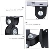 LABRIMP 1Pc Adjustable LCD Tv Display Rotating Hanger Bracket for