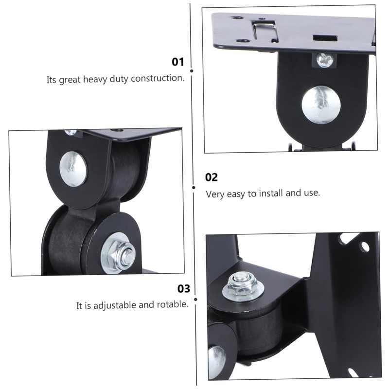 LABRIMP 1Pc Adjustable LCD Tv Display Rotating Hanger Bracket for