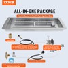 VEVOR 24 x 8 inch Drop-in Fire Pit Pan, Rectangular