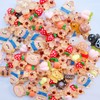 100PCS Slime Charms Cute Set Bulk Brown Kawaii Resin Charms