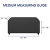 PureFit Super Stretch Soft Form Fit Ottoman Cover Rectangle -