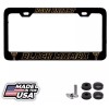 BLVD Black Mamba Kobe Bryant Black License Plate Frame Yellow