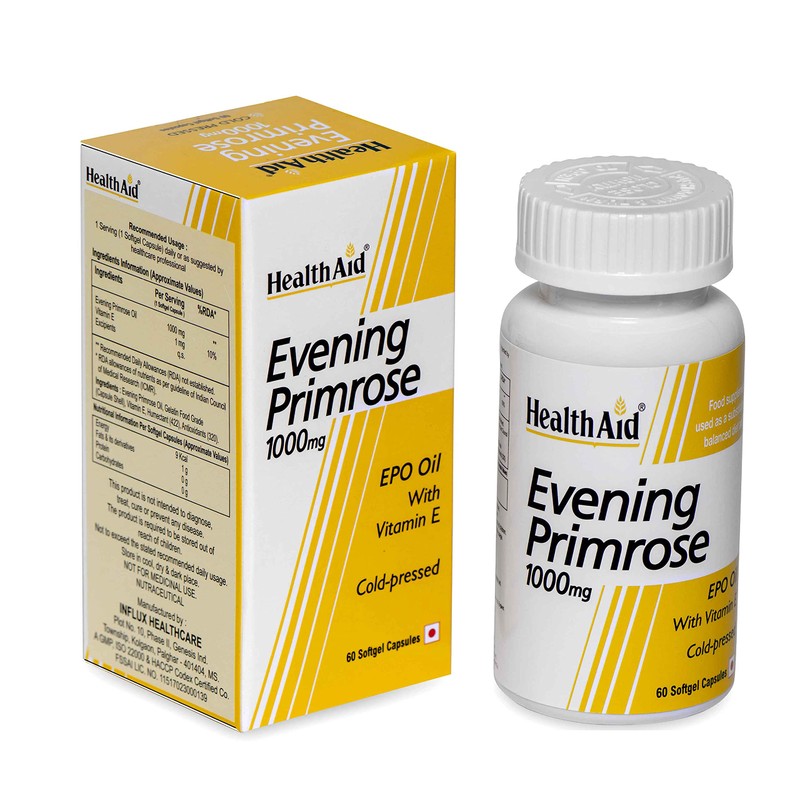 HealthAid Evening Primrose Oil 1000 mg - 60 Capsules