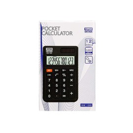 TIPTOP OFFICE SPIRIT TTO Taschenrechner 12-stellig ''DG-100'', Schwarz