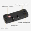 Reccisokz 2 Piece Luggage Security Lock, TSA Suitcase Lock, TSA