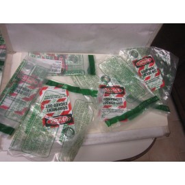 Brady 5 Pack Brady 105722  2" x 3"   Black & Red on White Lockout Tag B003ZHUUA0 Vinyl