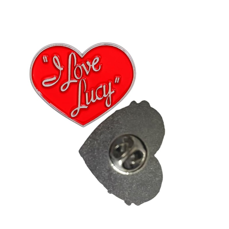EnigmaGlow I Love Lucy Brooch Pins Badge for Women Men